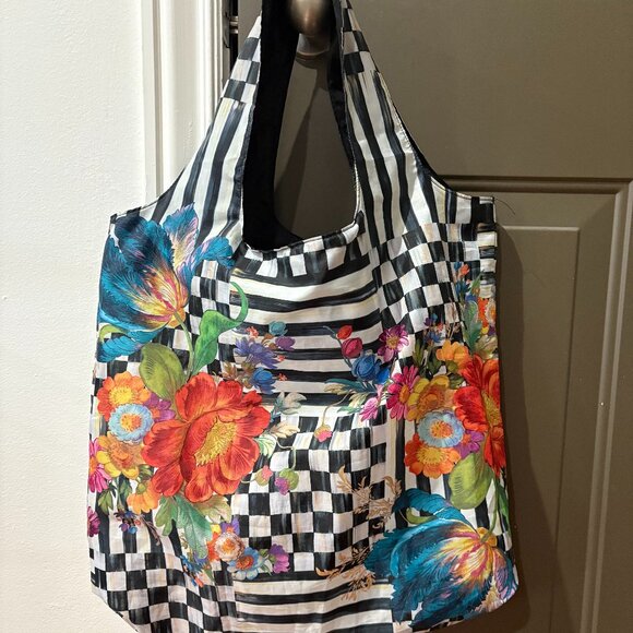MacKenzie-Childs Handbags - MacKenzie-Childs Courtly Flower Market To Go Tote